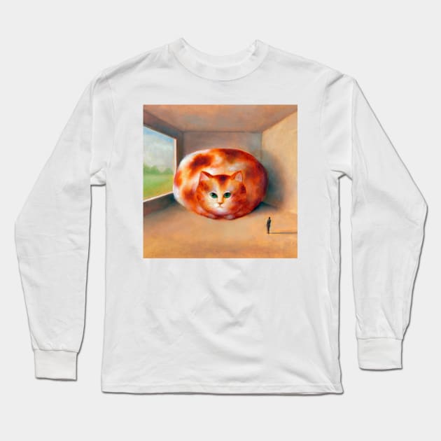 Big Cat Long Sleeve T-Shirt by Mario-designs